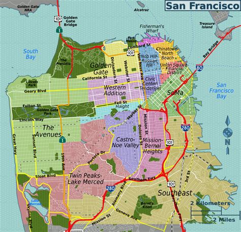 san francisco mapa